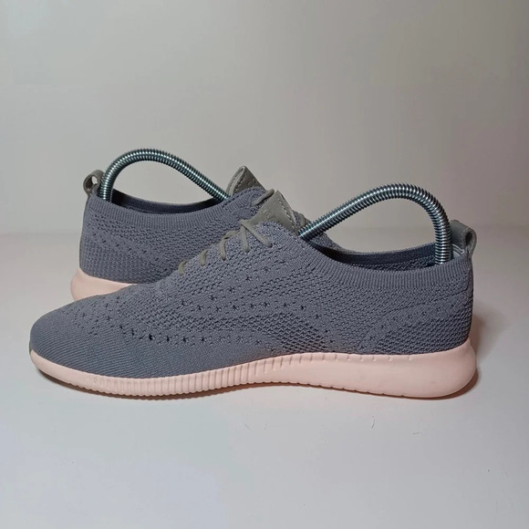 Cole Haan 2. Zero Grand OS Shoes lace up Sneakers Gray Mesh Oxford Women's 9B - Picture 3 of 9